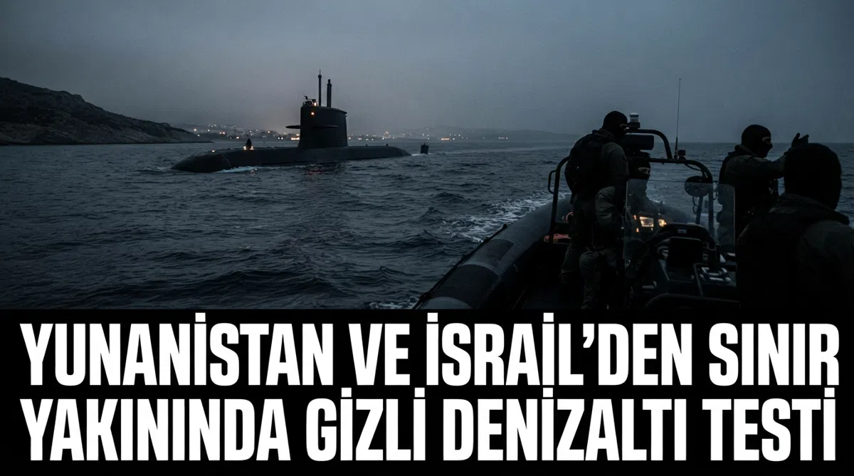 Yunanistan ve İsrail'den Sınır Yakınında Gizli Denizaltı Testi