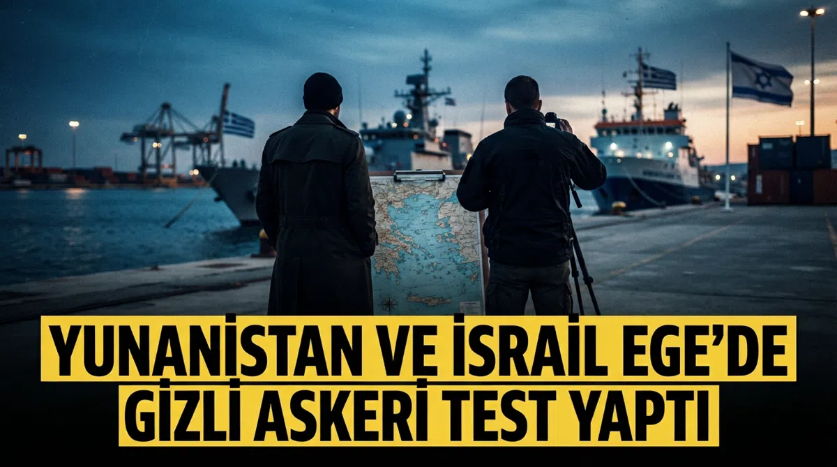 Yunanistan ve İsrail Ege'de gizli askeri test yaptı