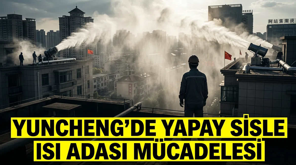 Yuncheng’de yapay sisle ısı adası mücadelesi