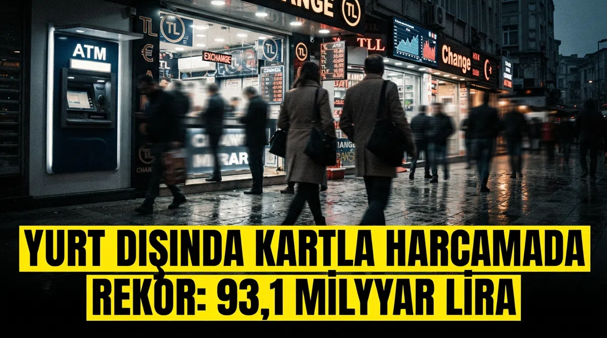 Yurt dışında kartla harcamada rekor: 93,1 milyar lira